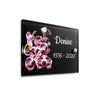 Plaque funéraire magnifiques-orchidees 22 Plaquedeces.fr